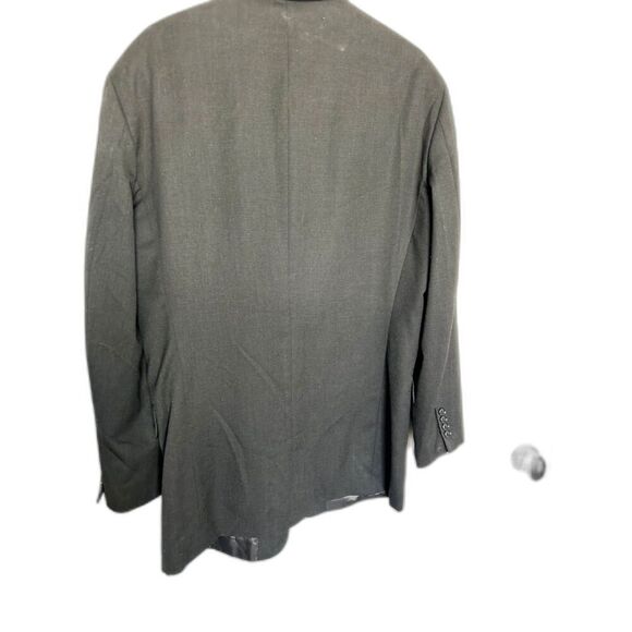 Jones of New York Men's 3 Button Blazer Sport Jacket Dark Gray Wool Size 40R - Picture 2 of 13